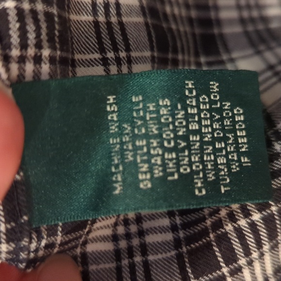 Ralph Lauren Womens Flannel, Size XS, Plaid - Picture 8 of 8